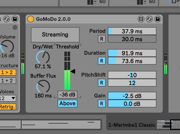 GoMoDo Max for Live device in Ableton Live.