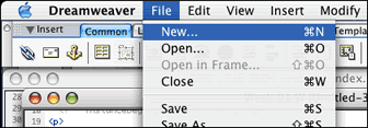 file menu