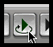 hitting play button