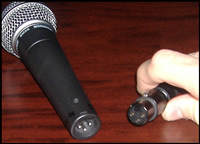mic connect to xlr