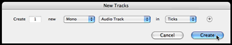 new track window